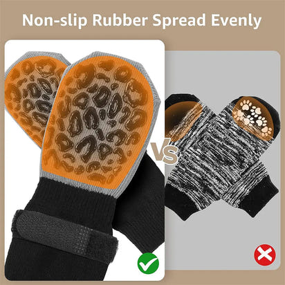 Paw Élégance – Waterproof Anti-Slip Dog Boots