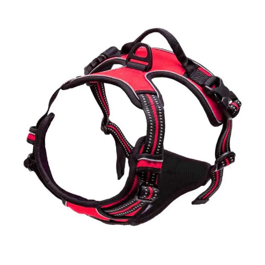 Paw Élégance – No-Pull Reflective Control Harness for Large Dogs
