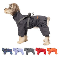 Paw Élégance – Waterproof Reflective Dog Jacket with Harness