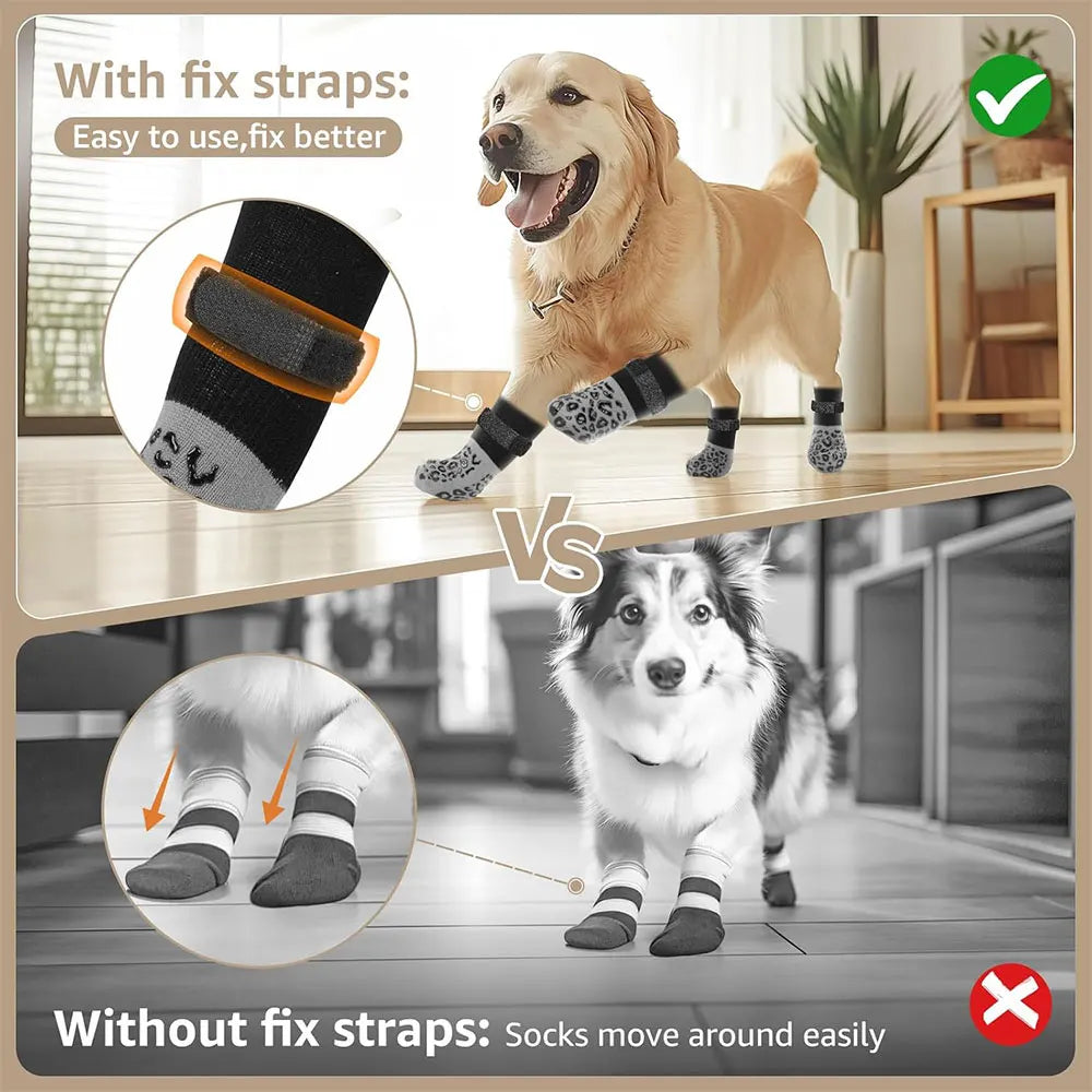 Paw Élégance – Waterproof Anti-Slip Dog Boots