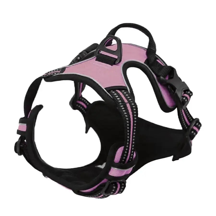 Paw Élégance – No-Pull Reflective Control Harness for Large Dogs