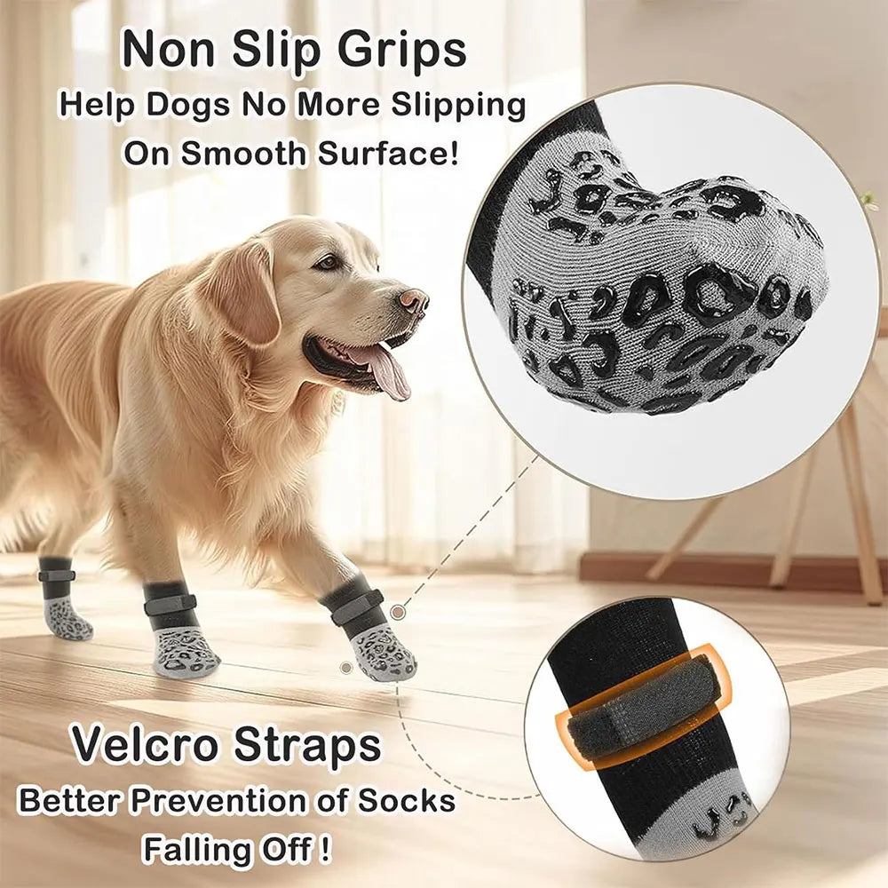 Paw Élégance – Waterproof Anti-Slip Dog Boots
