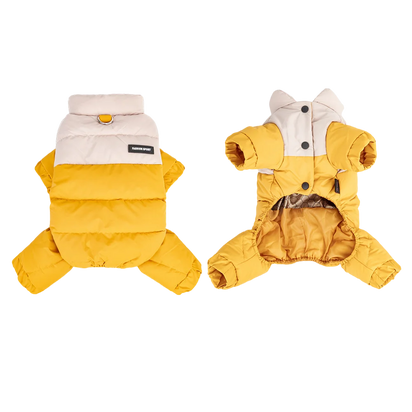 Paw Élégance™ Winter Élitaire 4-Leg Waterproof Coat – Ultimate Warmth & Protection