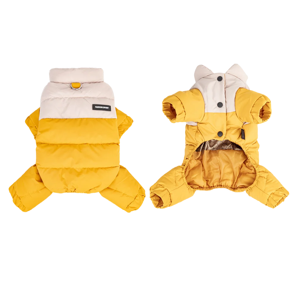 Paw Élégance™ Winter Élitaire 4-Leg Waterproof Coat – Ultimate Warmth & Protection