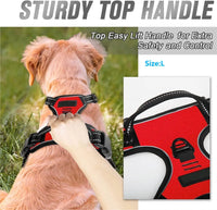 Paw Élégance – No-Pull Reflective Control Harness for Large Dogs