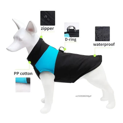 Paw Élégance™ Winter Comfort Vest – Waterproof, Warm & Stylish Protection