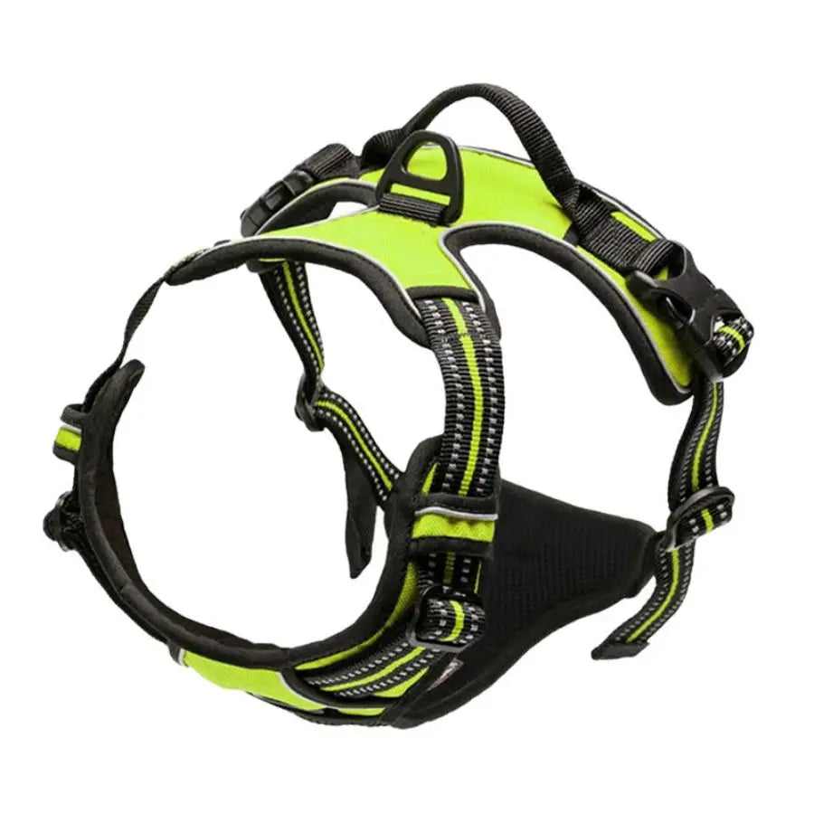 Paw Élégance – No-Pull Reflective Control Harness for Large Dogs