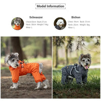 Paw Élégance – Waterproof Reflective Dog Jacket with Harness