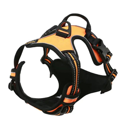 Paw Élégance – No-Pull Reflective Control Harness for Large Dogs