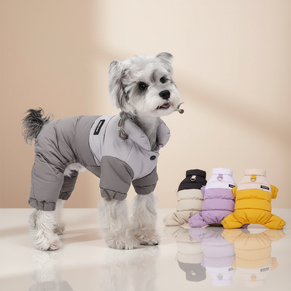Paw Élégance™ Winter Élitaire 4-Leg Waterproof Coat – Ultimate Warmth & Protection